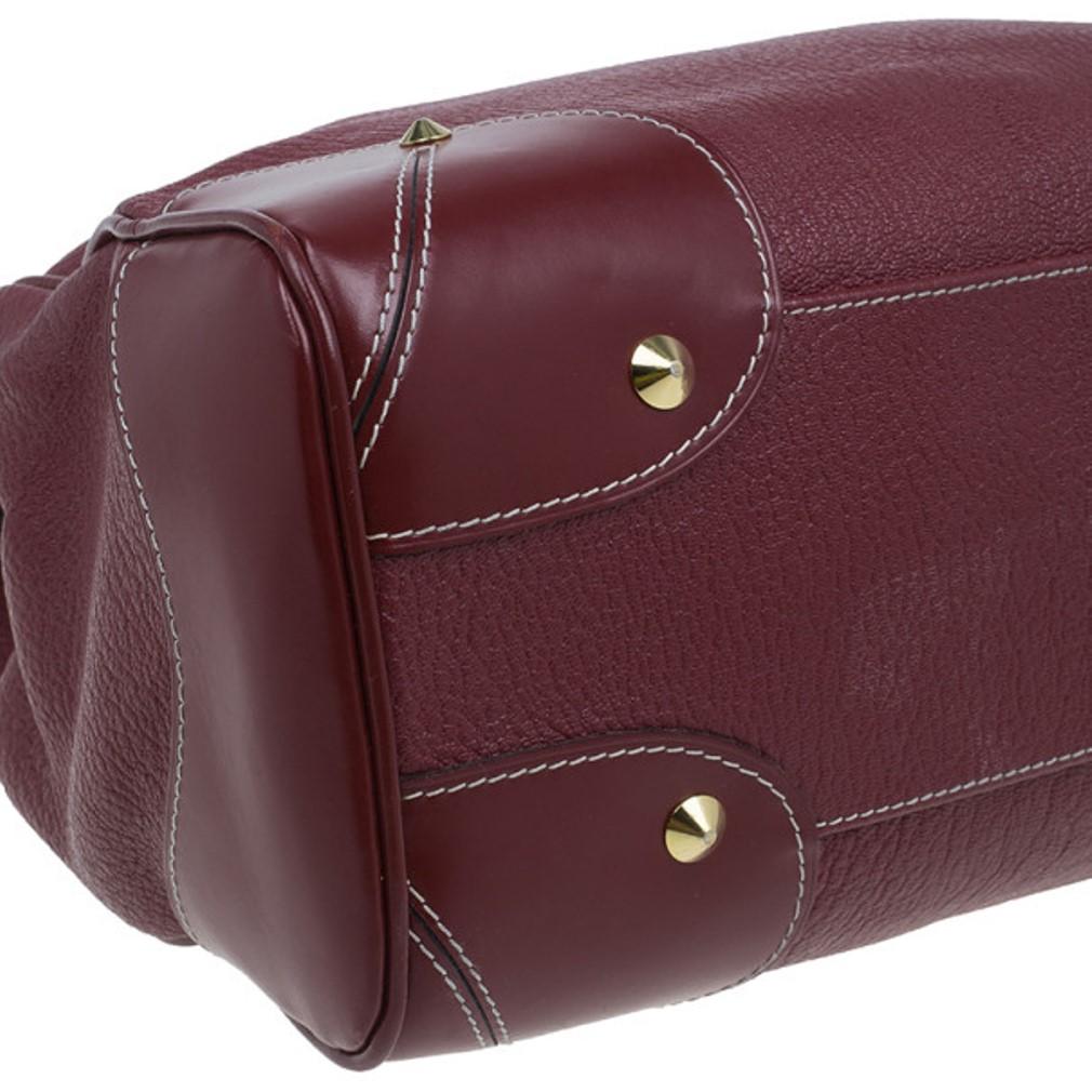Louis Vuitton Red Suhali Leather Le Majestueux Tote 4