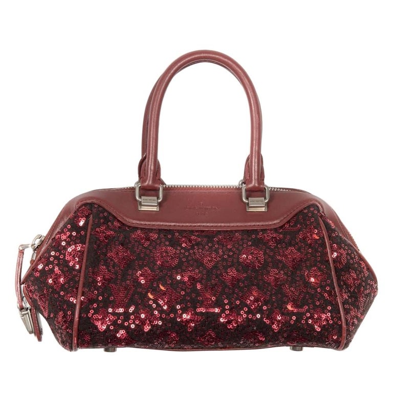 Louis Vuitton Red Sunshine Sequin Expressed Baby Speedy at 1stDibs