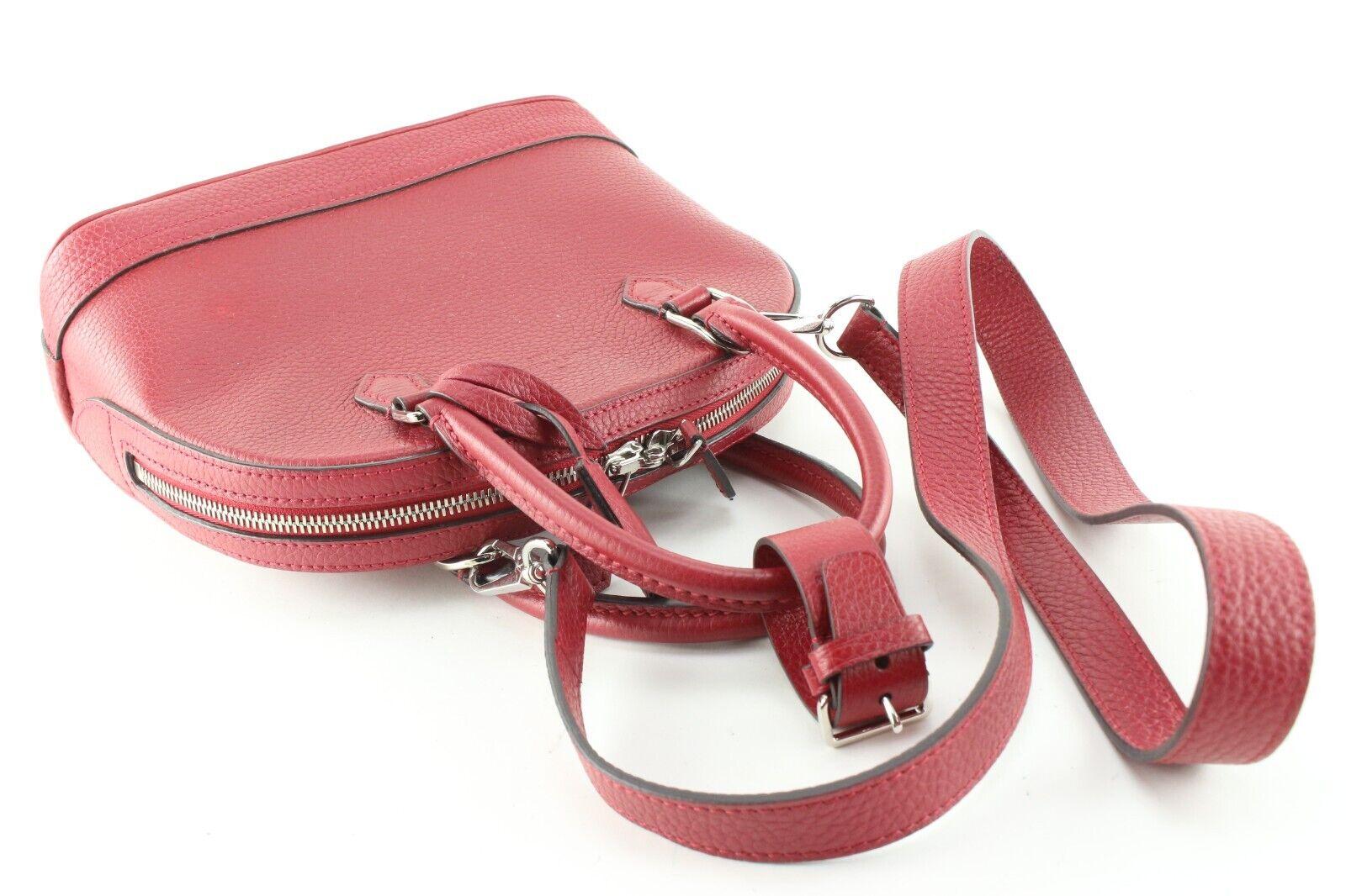 Louis Vuitton Red Taurillon Leather Alma PPM 1LVS523K For Sale 2