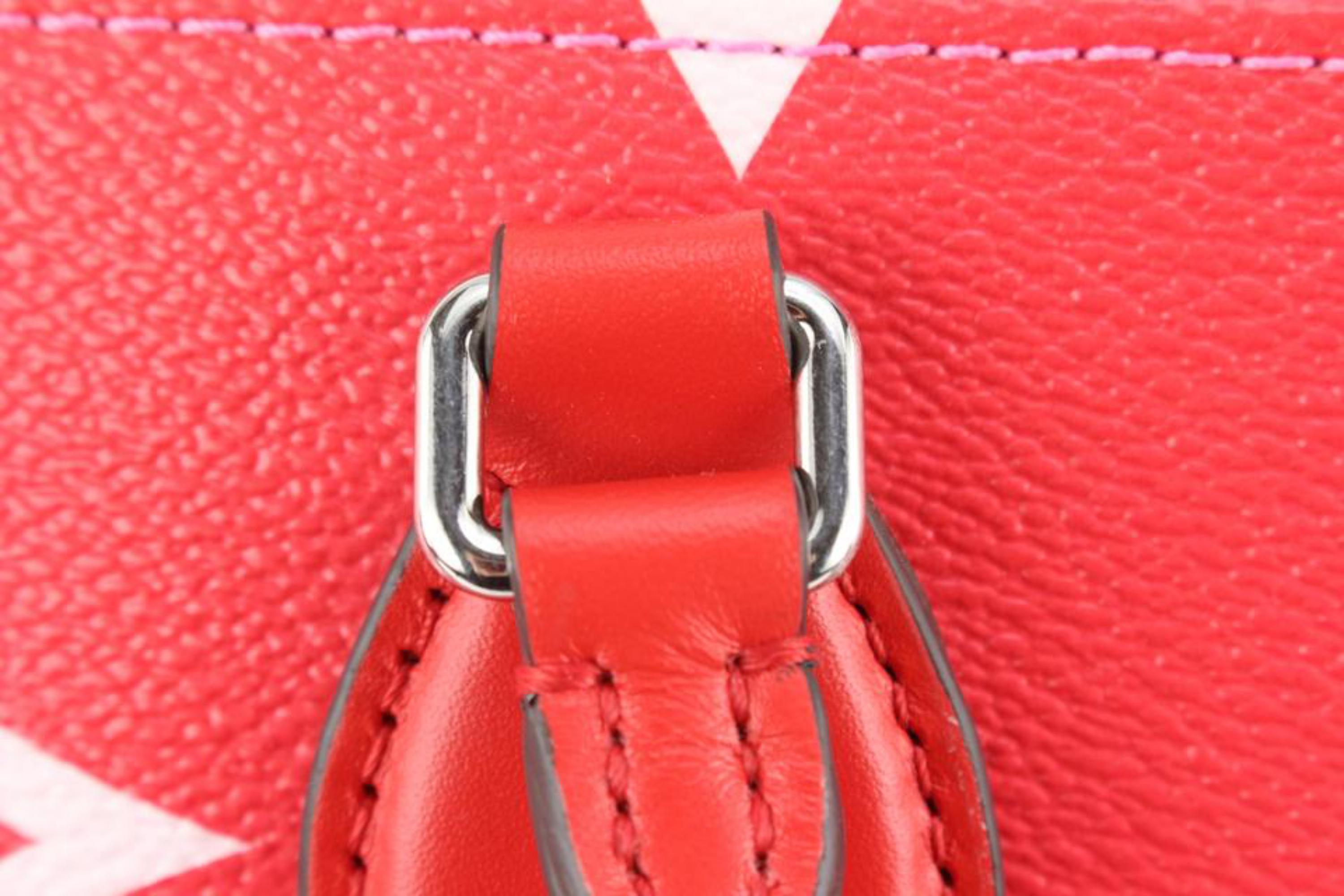 Louis Vuitton Red Tie Dye Monogram Escale Onthego GM 2way Tote Bag 16lv47 5