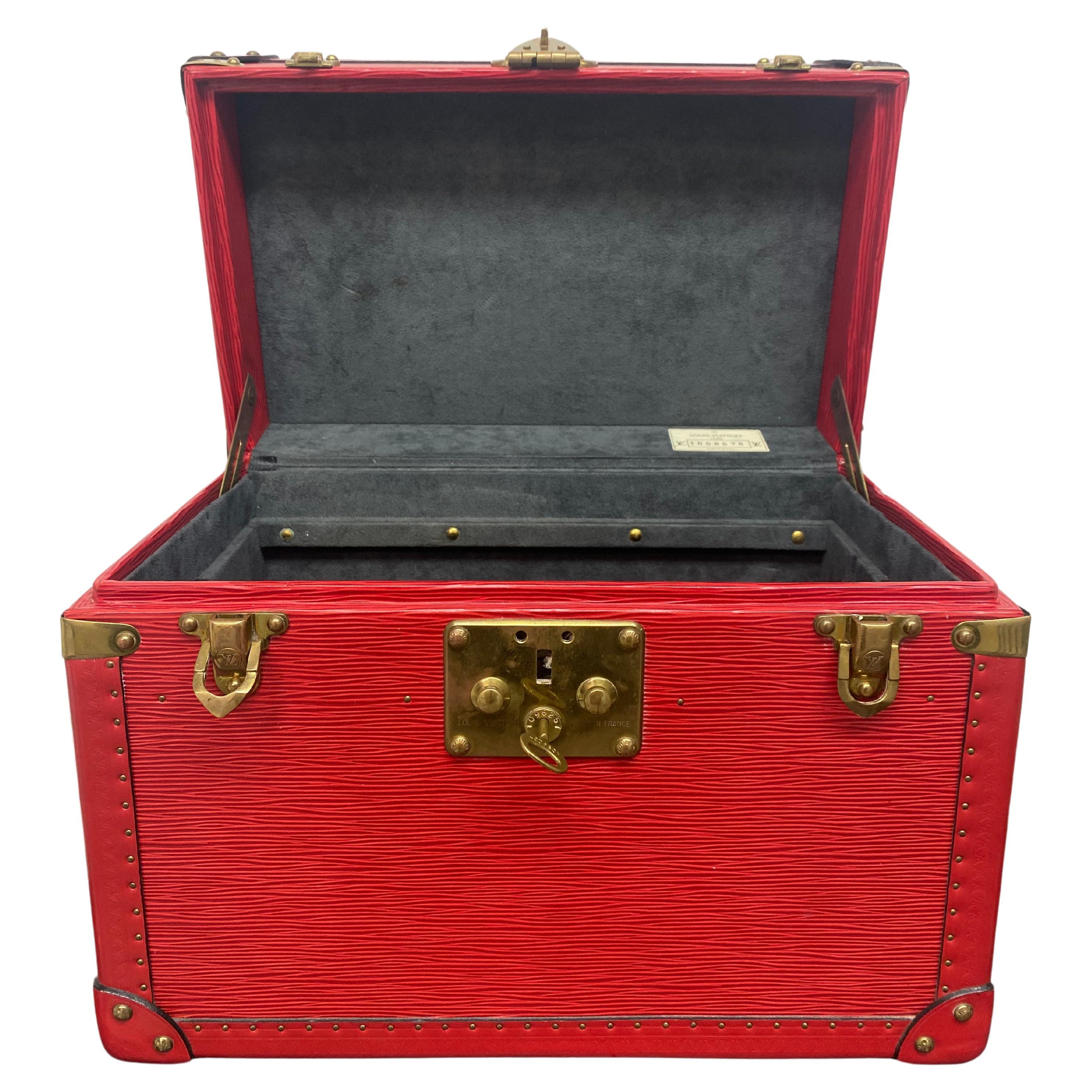 Louis Vuitton Red Trunk "Boite à Pharmacie" in Epi Leather