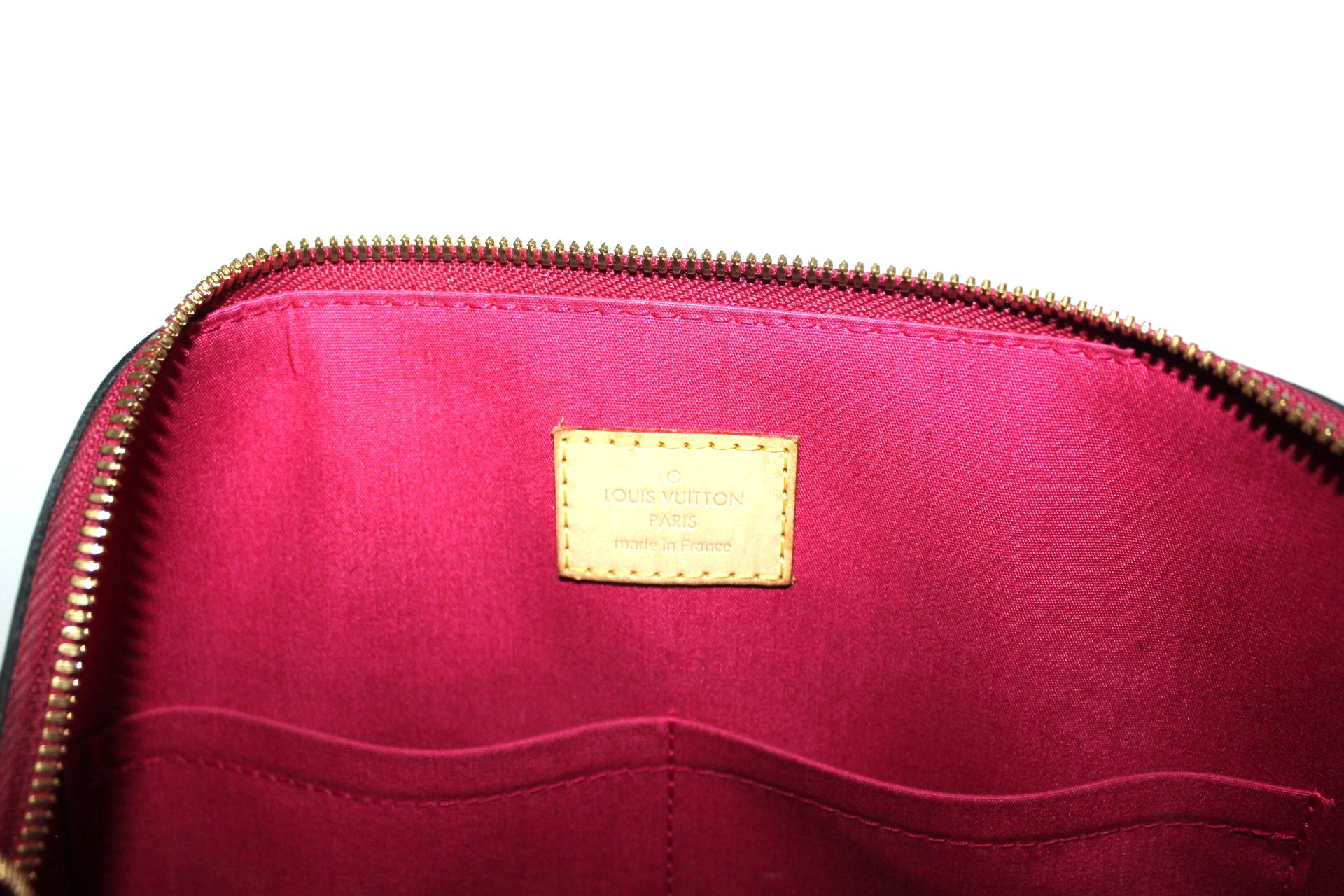 Louis Vuitton Red Vernice Alma Bag In Excellent Condition In Torre Del Greco, IT