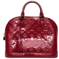 Louis Vuitton Red Vernice Alma Bag at 1stDibs  louis vuitton red bag, louis  vuitton bags red inside, louis vuitton black and red bag