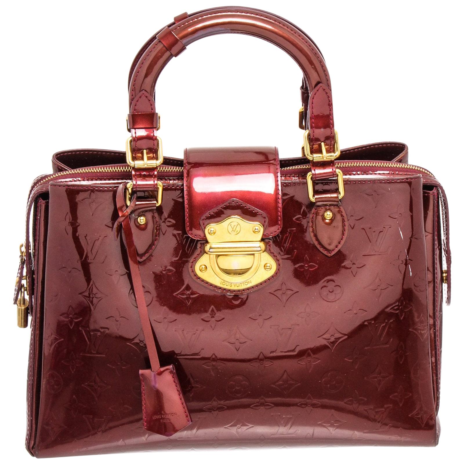 Louis Vuitton Red Vernis Leather Melrose Avenue