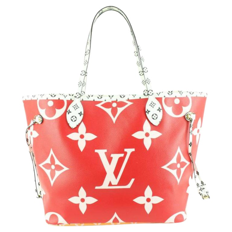 louis vuitton neverfull red