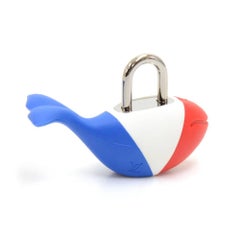 Louis Vuitton Red x White x Blue Rubber Whale  America's Cup Pad Lock
