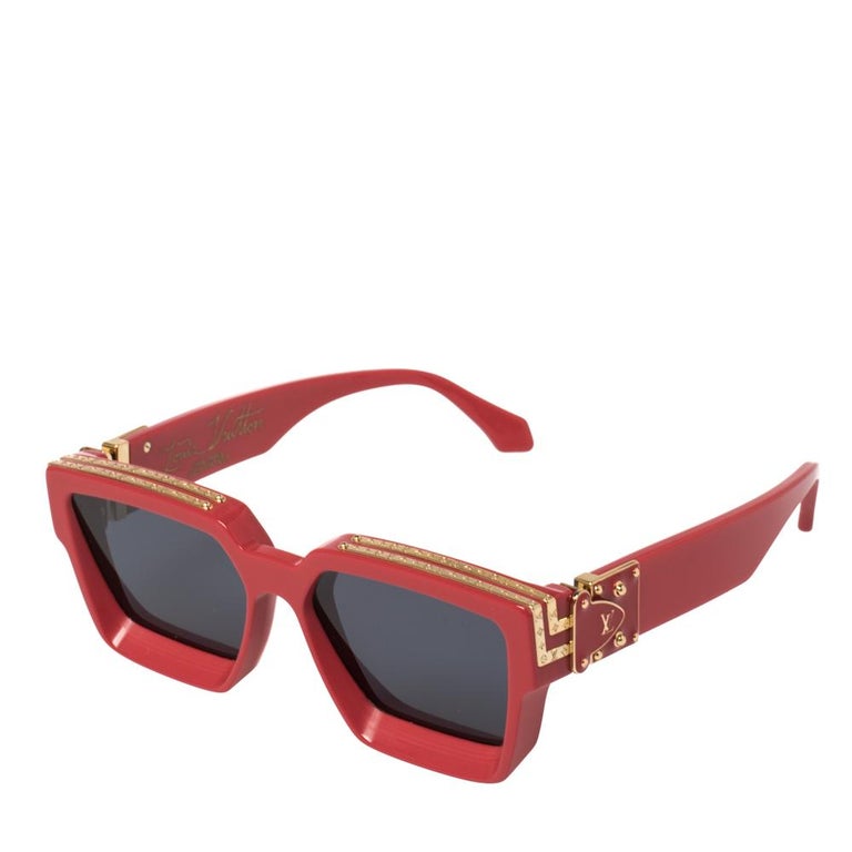 Louis Vuitton Red Z1165W 1.1 Millionaires Square Sunglasses at 1stDibs  louis  vuitton z1165e, z1165w louis vuitton, louis vuitton sunglasses z1165w
