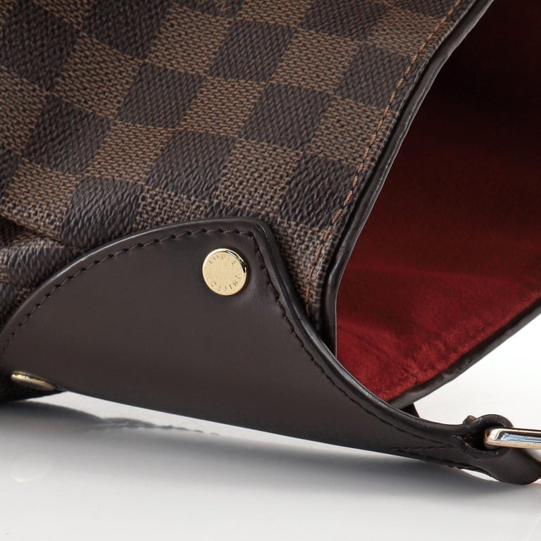 Authentic Louis Vuitton Reggia Damier Ebene Handbag - Limited