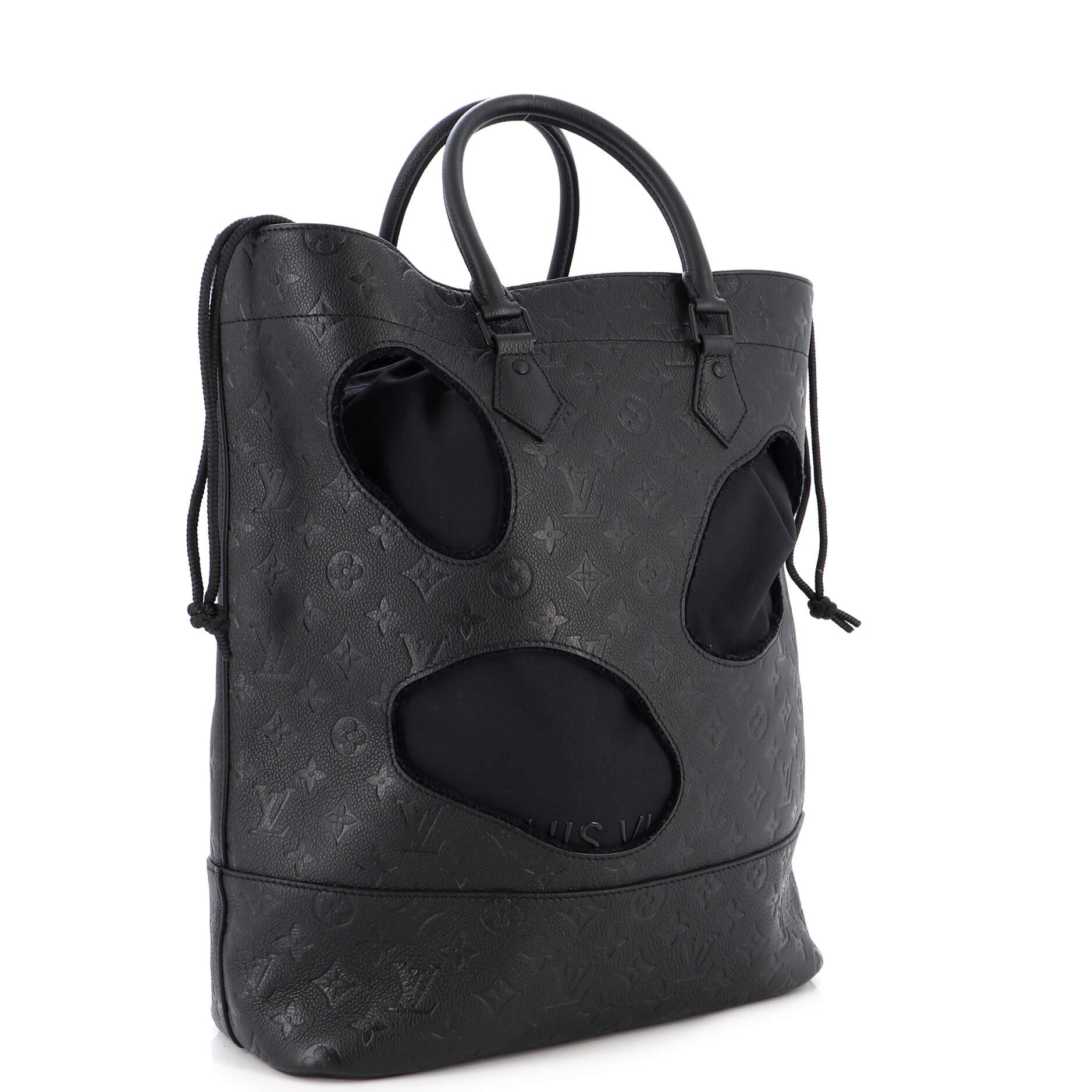 Louis Vuitton Rei Kawakubo Bag with Holes Monogram Empreinte Leather MM In Good Condition In NY, NY
