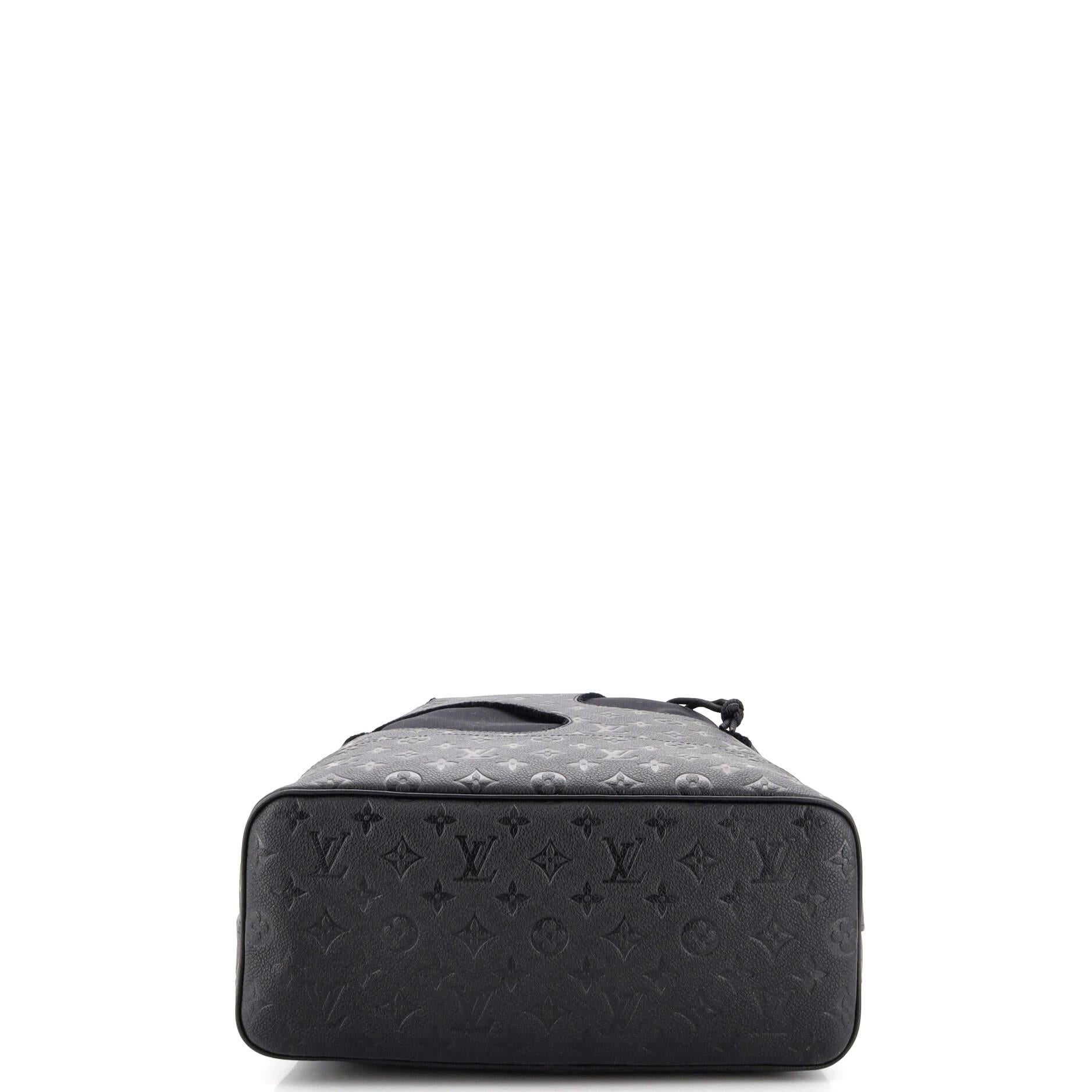 Women's or Men's Louis Vuitton Rei Kawakubo Bag with Holes Monogram Empreinte Leather MM For Sale