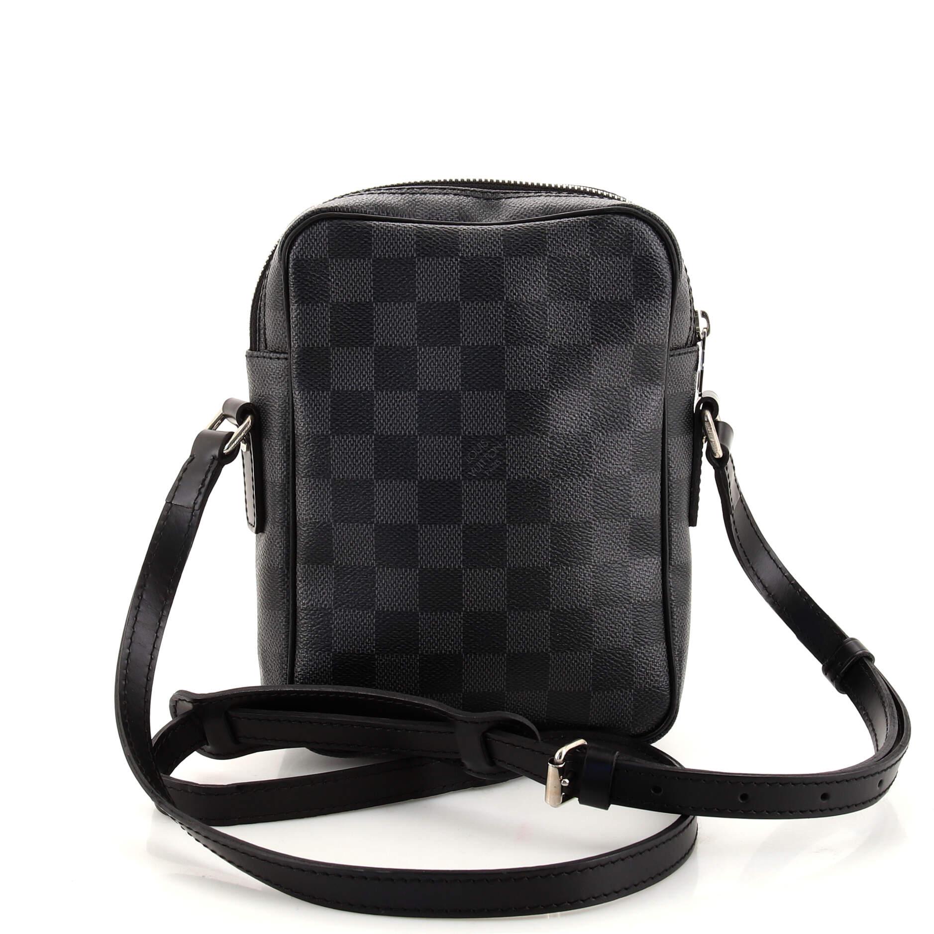 Louis Vuitton Rem Bag Damier Graphite In Good Condition In NY, NY