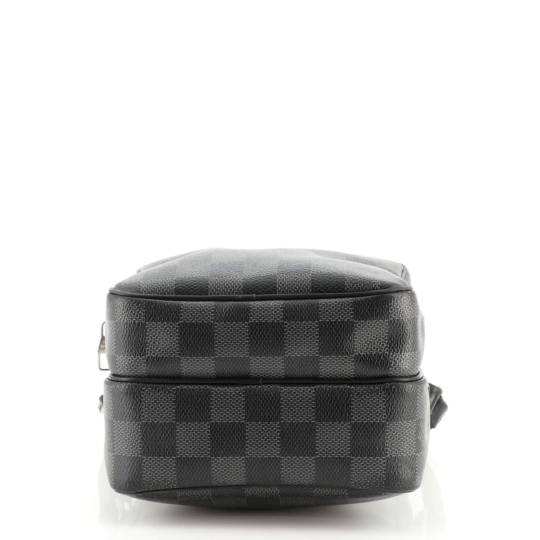 Louis Vuitton Rem Bag Damier Graphite In Fair Condition In NY, NY