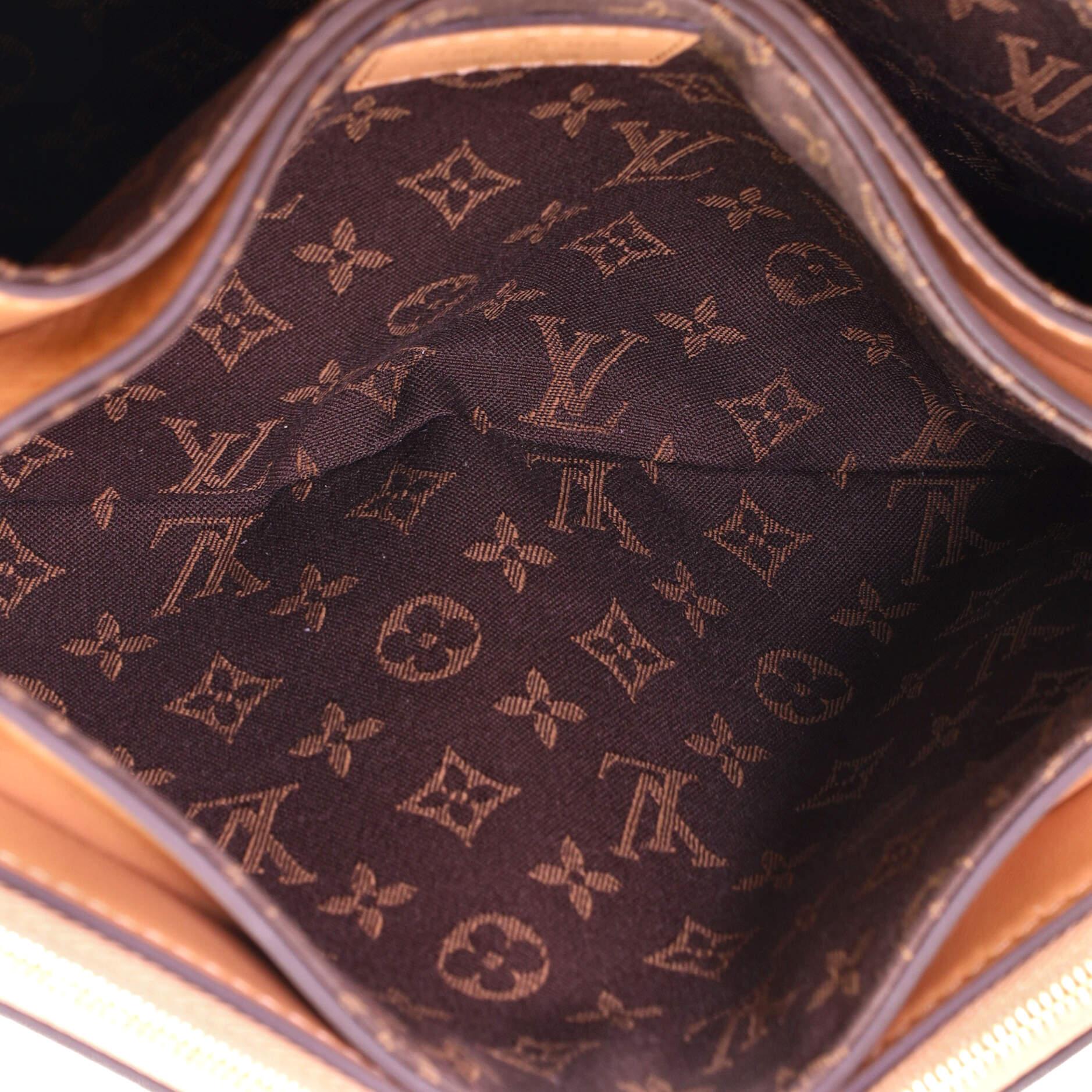 Brown Louis Vuitton Rendez-Vous Handbag Calfskin Leather