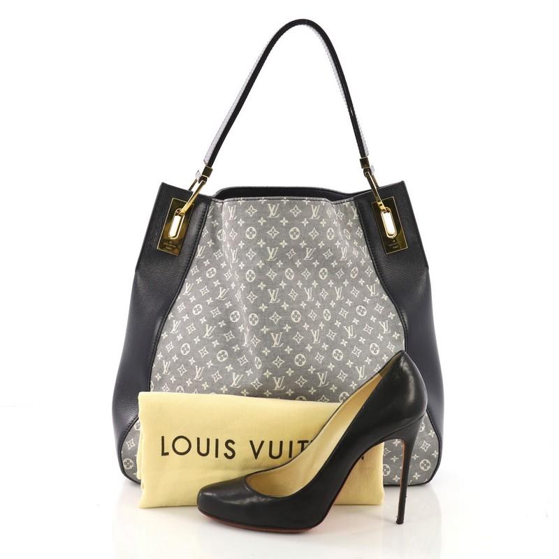 Idylle rendez-vous cloth handbag Louis Vuitton Brown in Cloth - 26000930