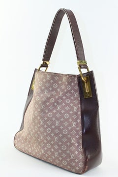 LOUIS VUITTON Rendez-Vous Idylle Hobo Denim Canvas Bordeaux 5LK0104K