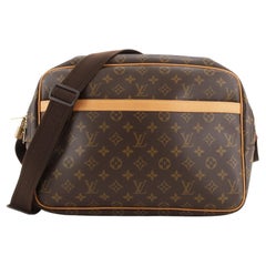 Louis Vuitton Reporter-Tasche Monogramm Segeltuch GM