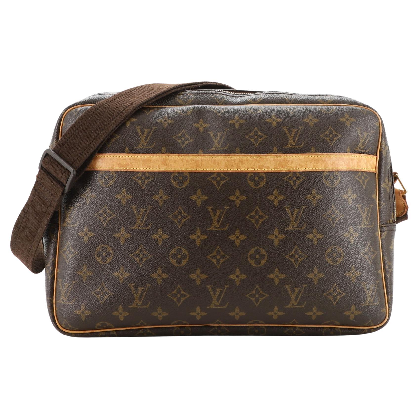 Louis Vuitton Reporter-Tasche Monogramm Segeltuch GM