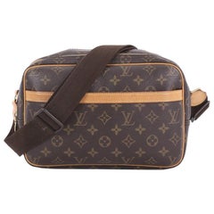 Louis Vuitton Reporter Tasche Monogramm Segeltuch PM