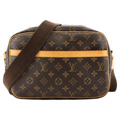 Louis Vuitton Reporter-Tasche aus Segeltuch mit Monogramm PM