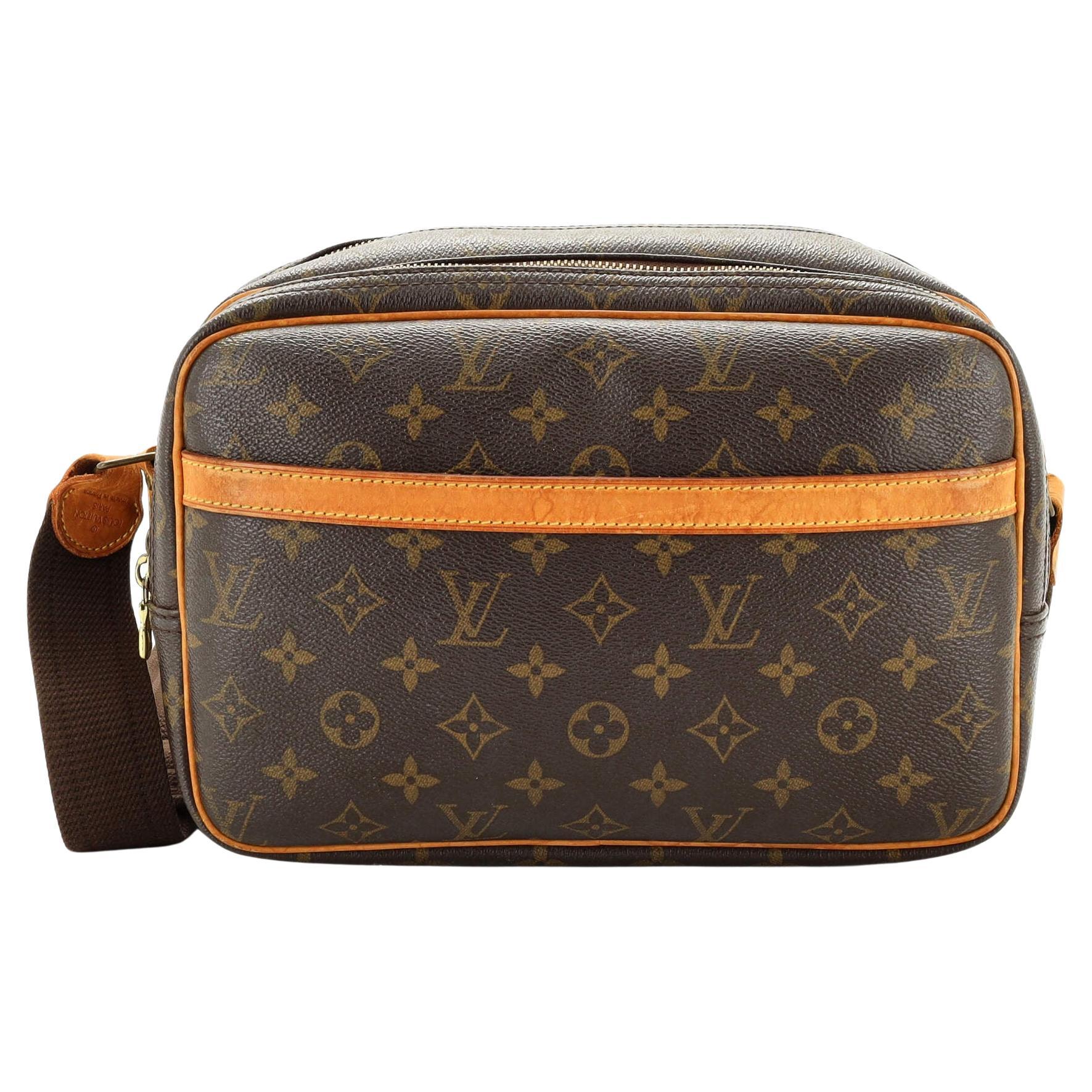 Louis Vuitton Vintage Brown Monogram Reporter PM Canvas Crossbody Bag, Best Price and Reviews