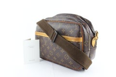 Louis Vuitton Reporter Monogram Pm 229352 Brown Coated Canvas Cross Body Bag