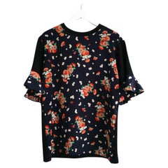 Louis Vuitton Resort 2017 - T-shirt top en soie et coton à fleurs