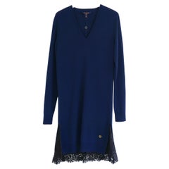 Louis Vuitton Resort 2018 Lace Hem Sweater Knit Dress
