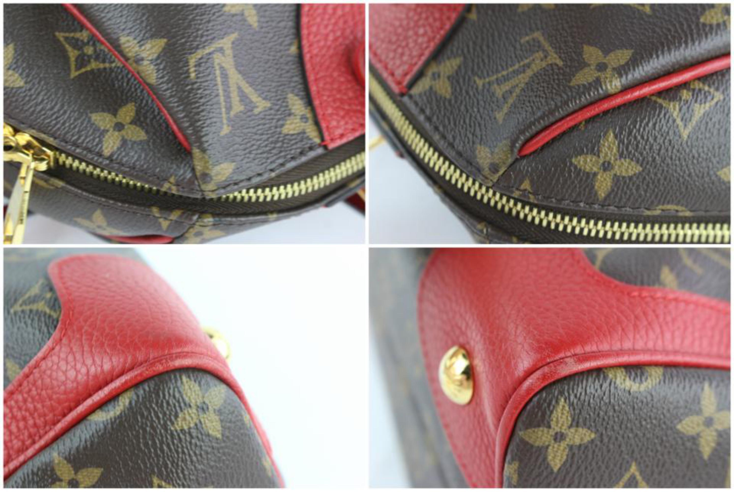 Louis Vuitton Retiro Cerise Monogram Nm 6lz1812 Brown Coated Canvas Shoulder Bag For Sale 7