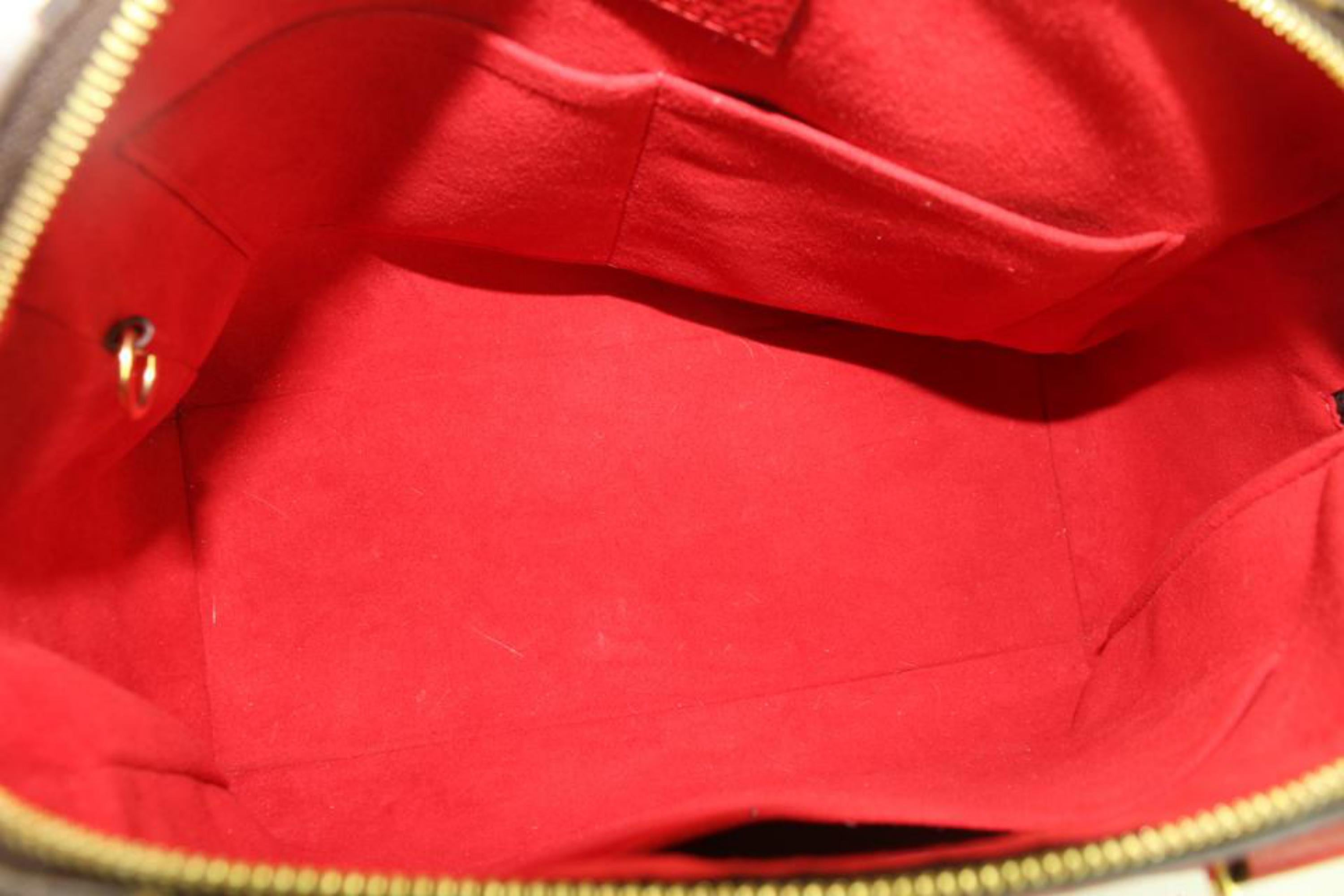 Women's Louis Vuitton Retiro Cerise Monogram Nm 6lz1812 Brown Coated Canvas Shoulder Bag For Sale