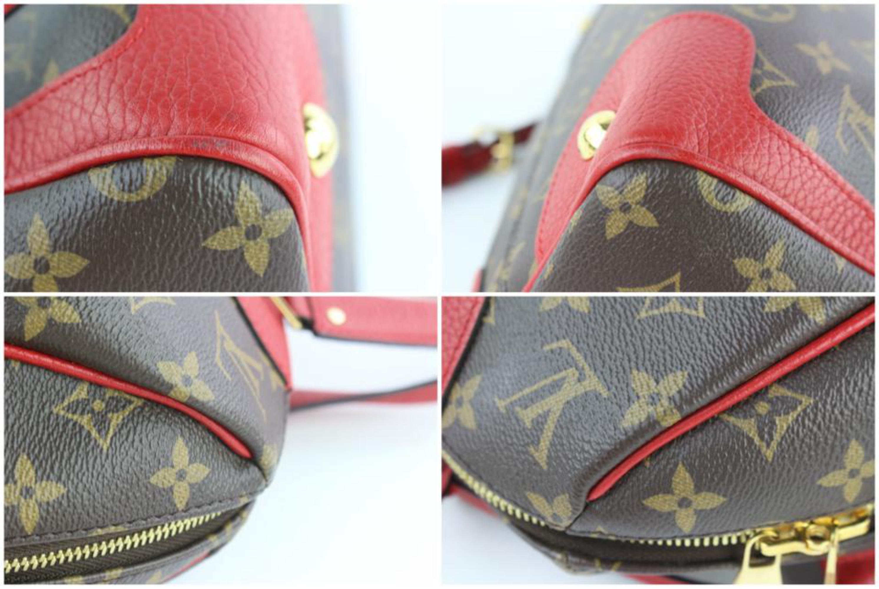 Louis Vuitton Retiro Cerise Monogram Nm 6lz1812 Brown Coated Canvas Shoulder Bag For Sale 5