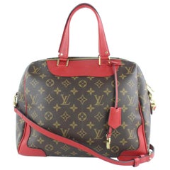 Louis Vuitton Retiro Cerise Monogram Nm 6lz1812 Brown Coated Canvas Shoulder Bag