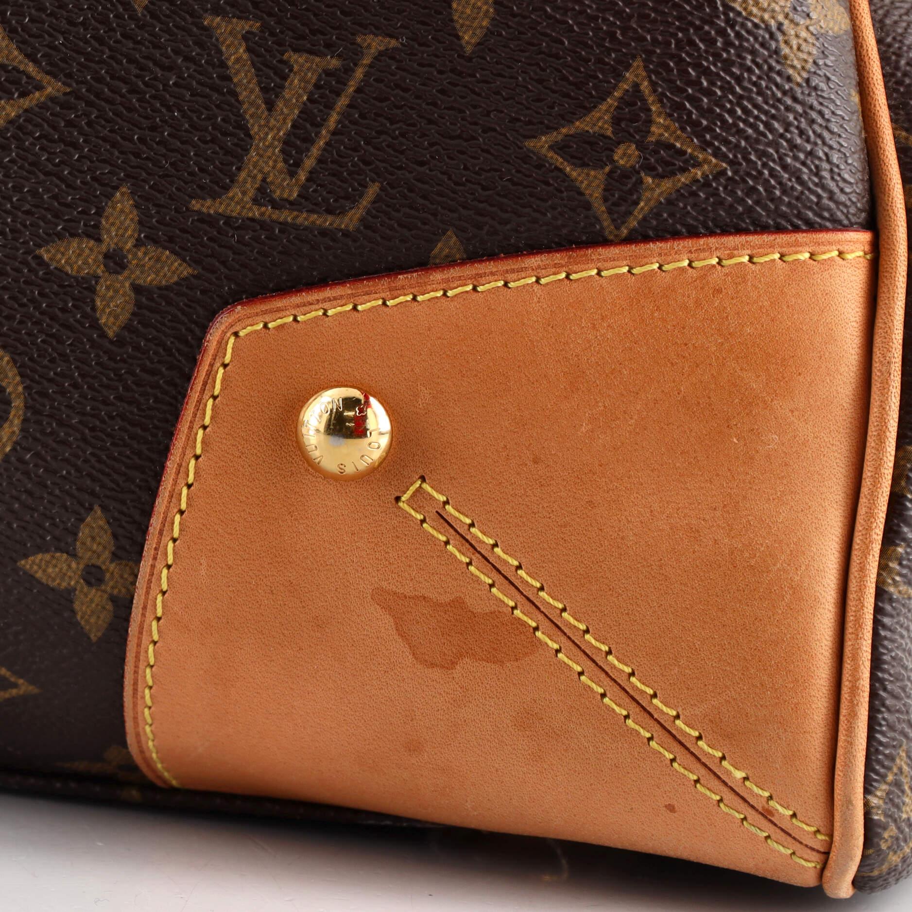 Noir Sac à main Louis Vuitton Retiro en toile Monogram GM