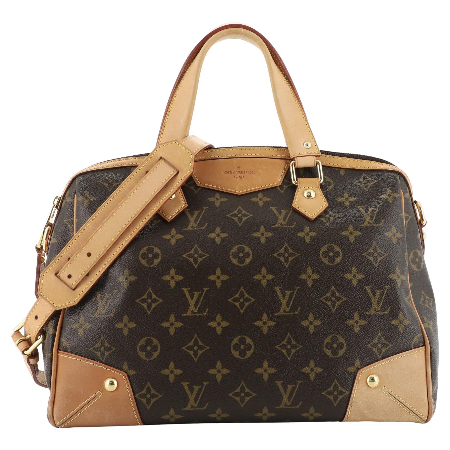 Louis Vuitton Retiro Canvas Exterior Bags & Handbags for Women