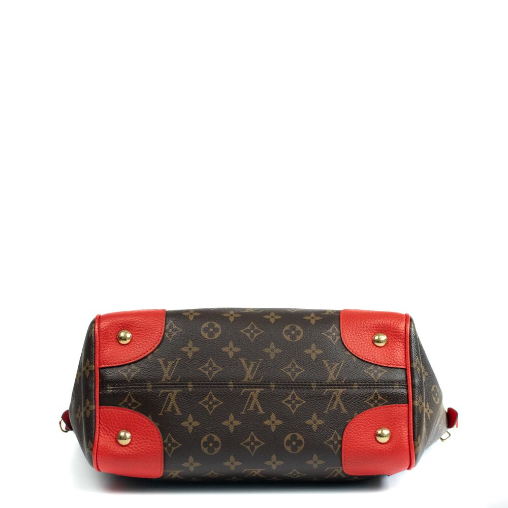 Black LOUIS VUITTON, Retiro in brown monogram canvas For Sale