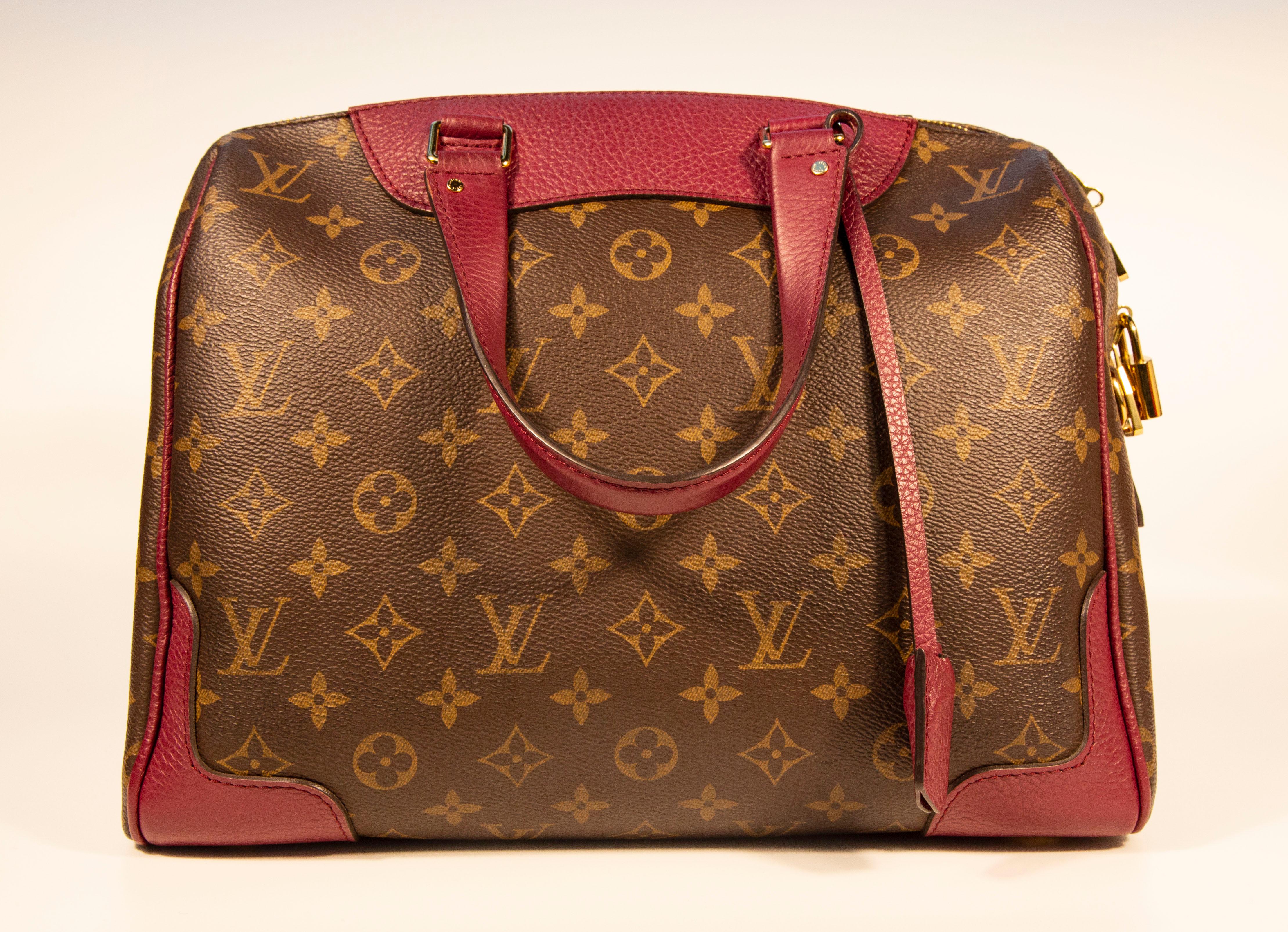 Women's Louis Vuitton Retiro NM Monogram Coated Canvas 2 Way Shoulder Bag 2000s For Sale