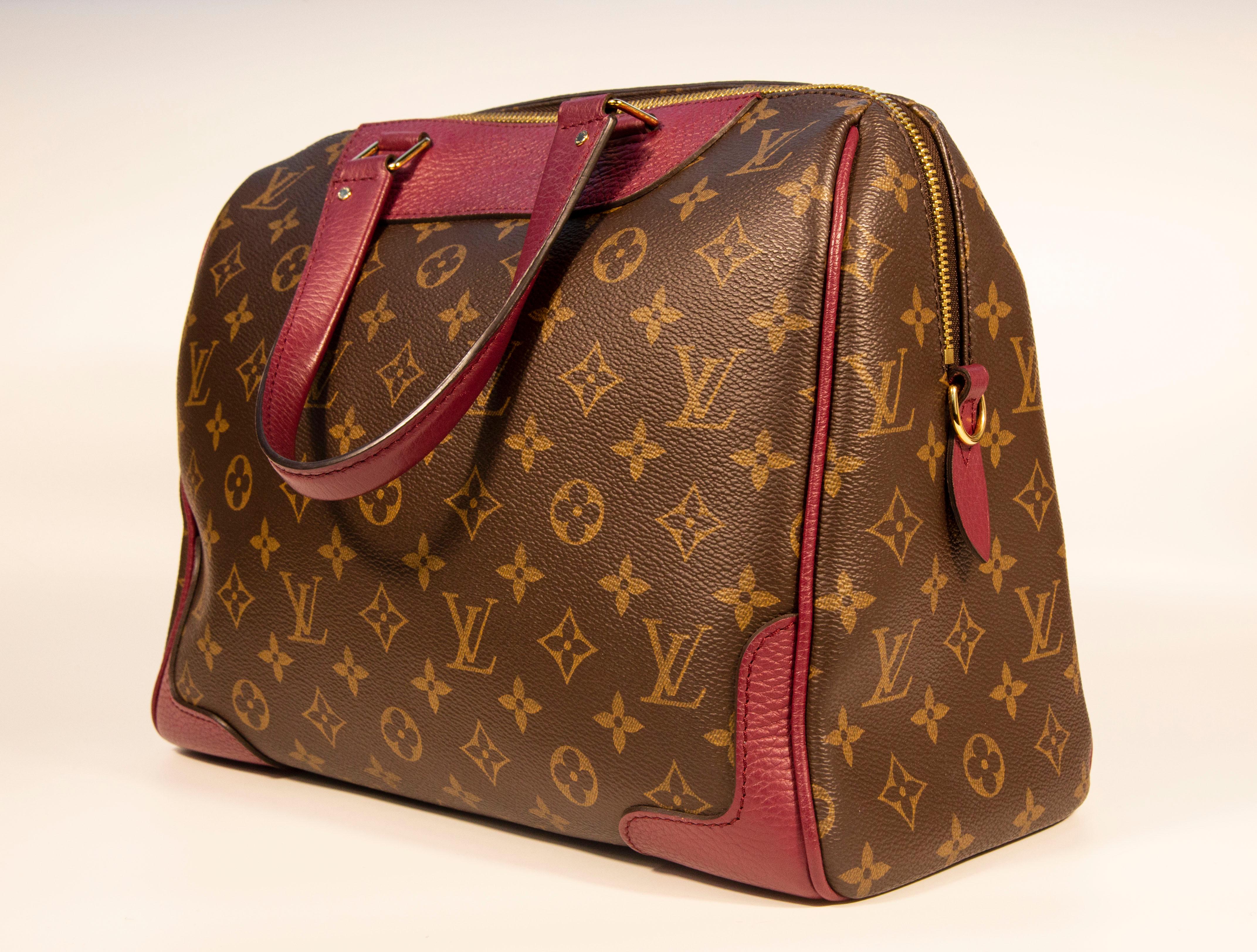 Louis Vuitton Retiro NM Monogram Coated Canvas 2 Way Shoulder Bag 2000s For Sale 2