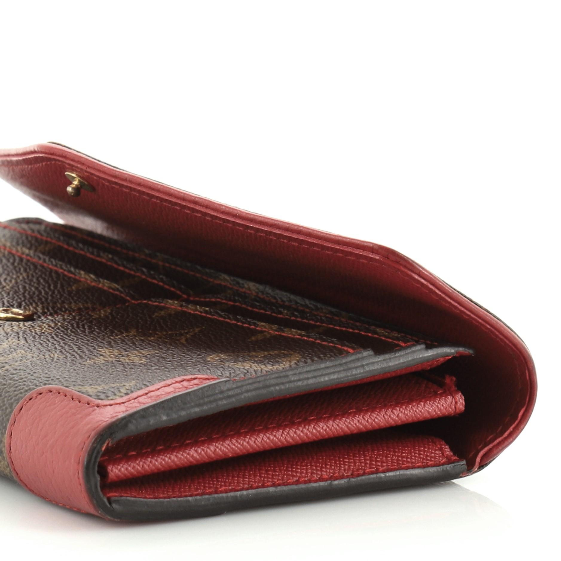 Louis Vuitton Retiro Sarah Wallet Monogram Canvas 2