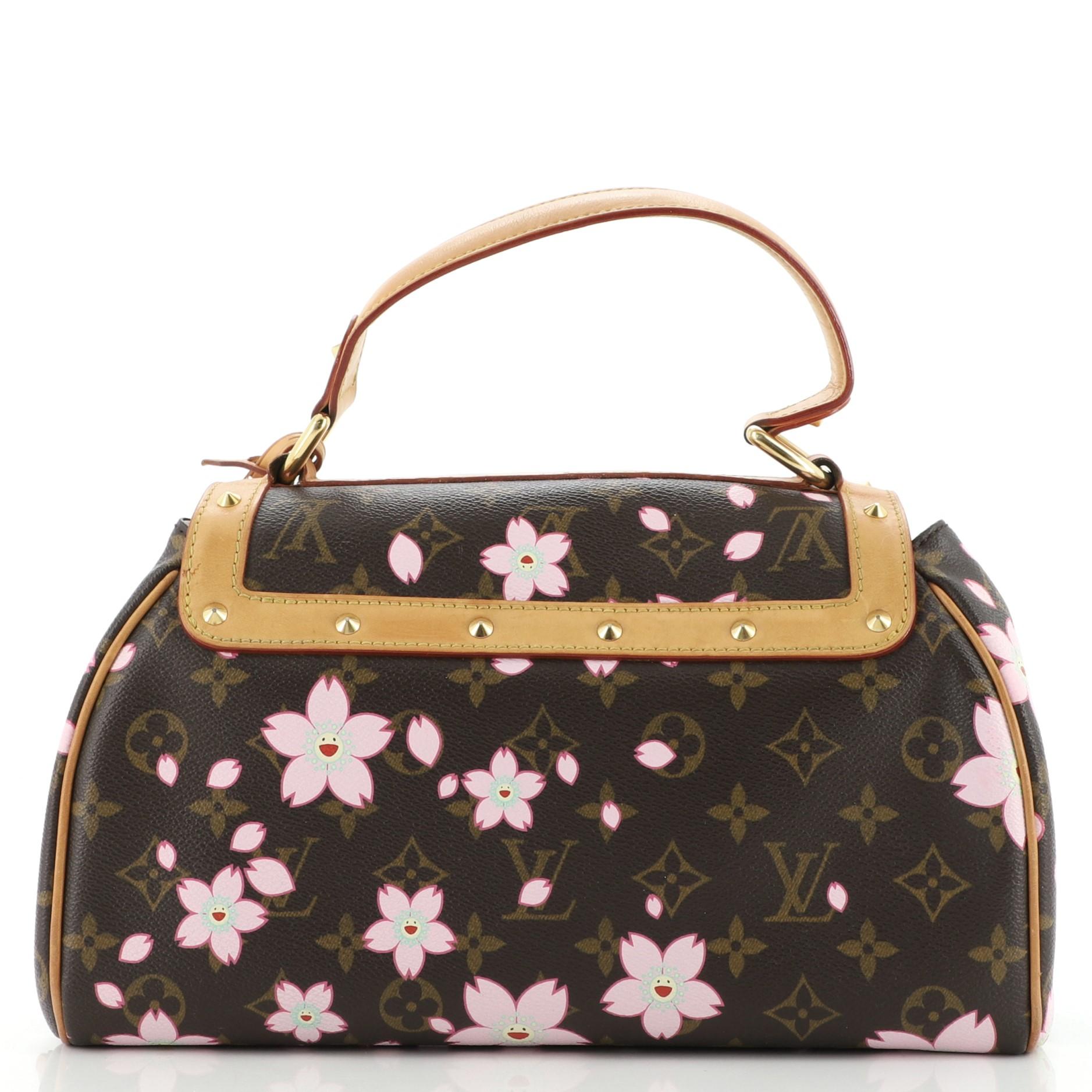 Brown Louis Vuitton Retro Bag Limited Edition Cherry Blossom Monogram