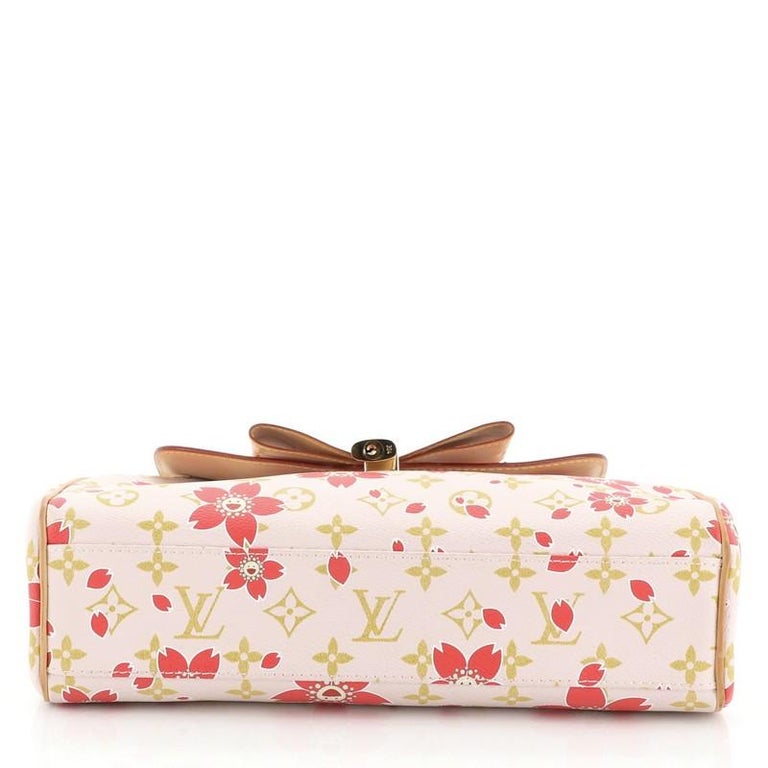 Louis Vuitton Monogram Red Cherry Blossom Sac Retro Bag. Condition:, Lot  #58107