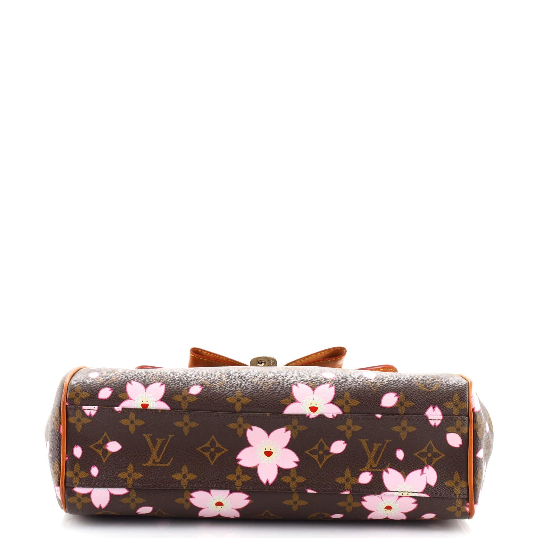 Brown Louis Vuitton Retro Bag Limited Edition Cherry Blossom Monogram