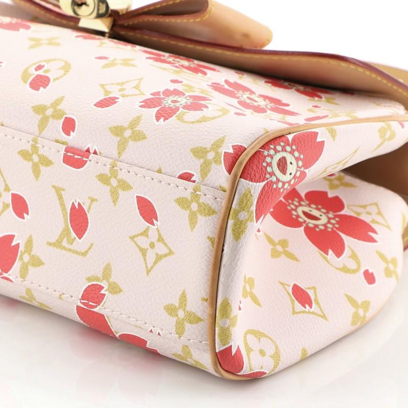 Beige Louis Vuitton Retro Bag Limited Edition Cherry Blossom Monogram