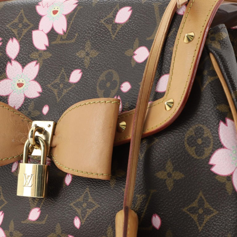 Louis Vuitton, Bags, Authentic Louis Vuitton Cherry Blossom Monogram Sac  Retro Tote Limited Edition