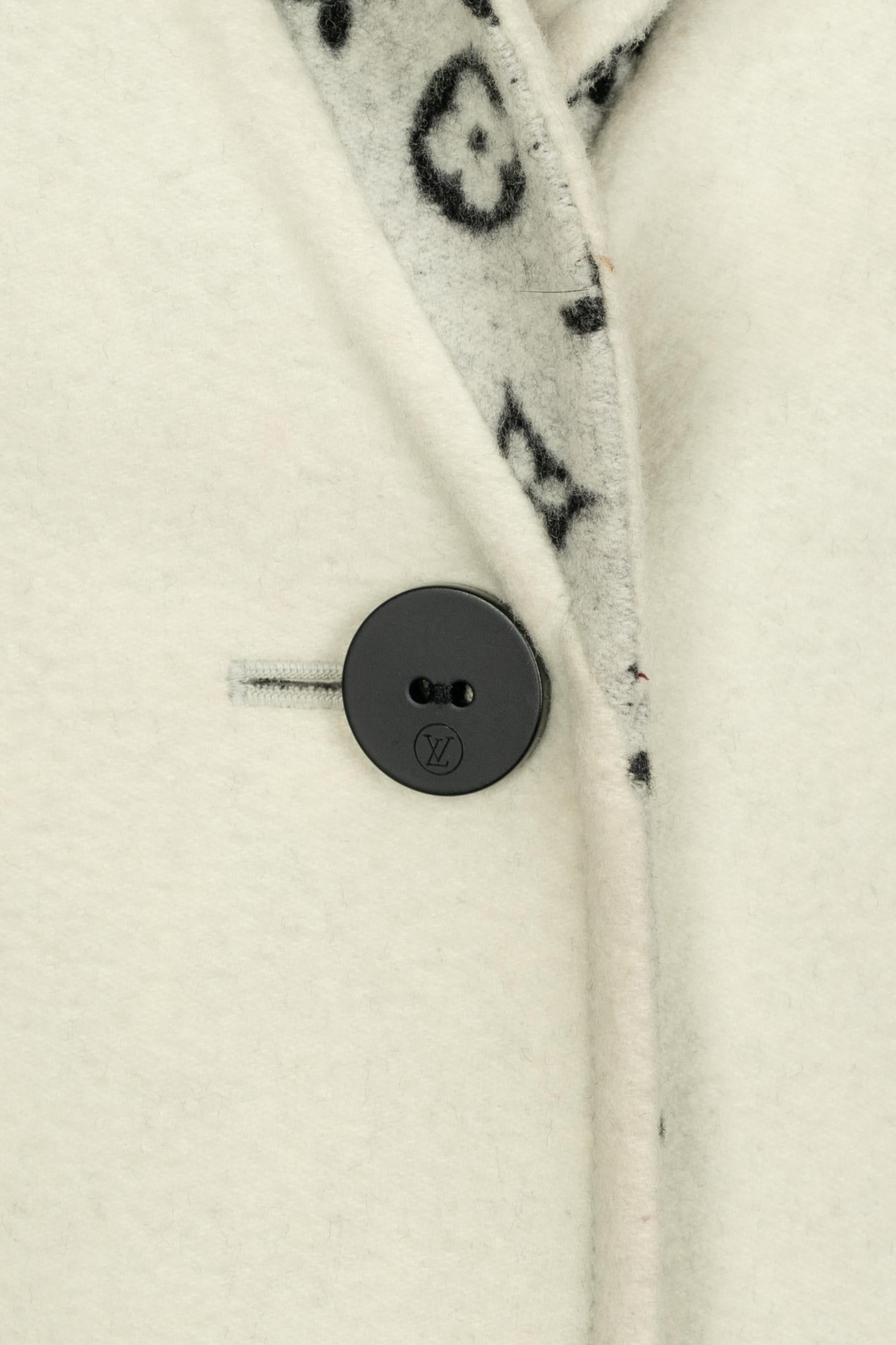 Nero Louis Vuitton cappotto reversibile anni 2020 in vendita