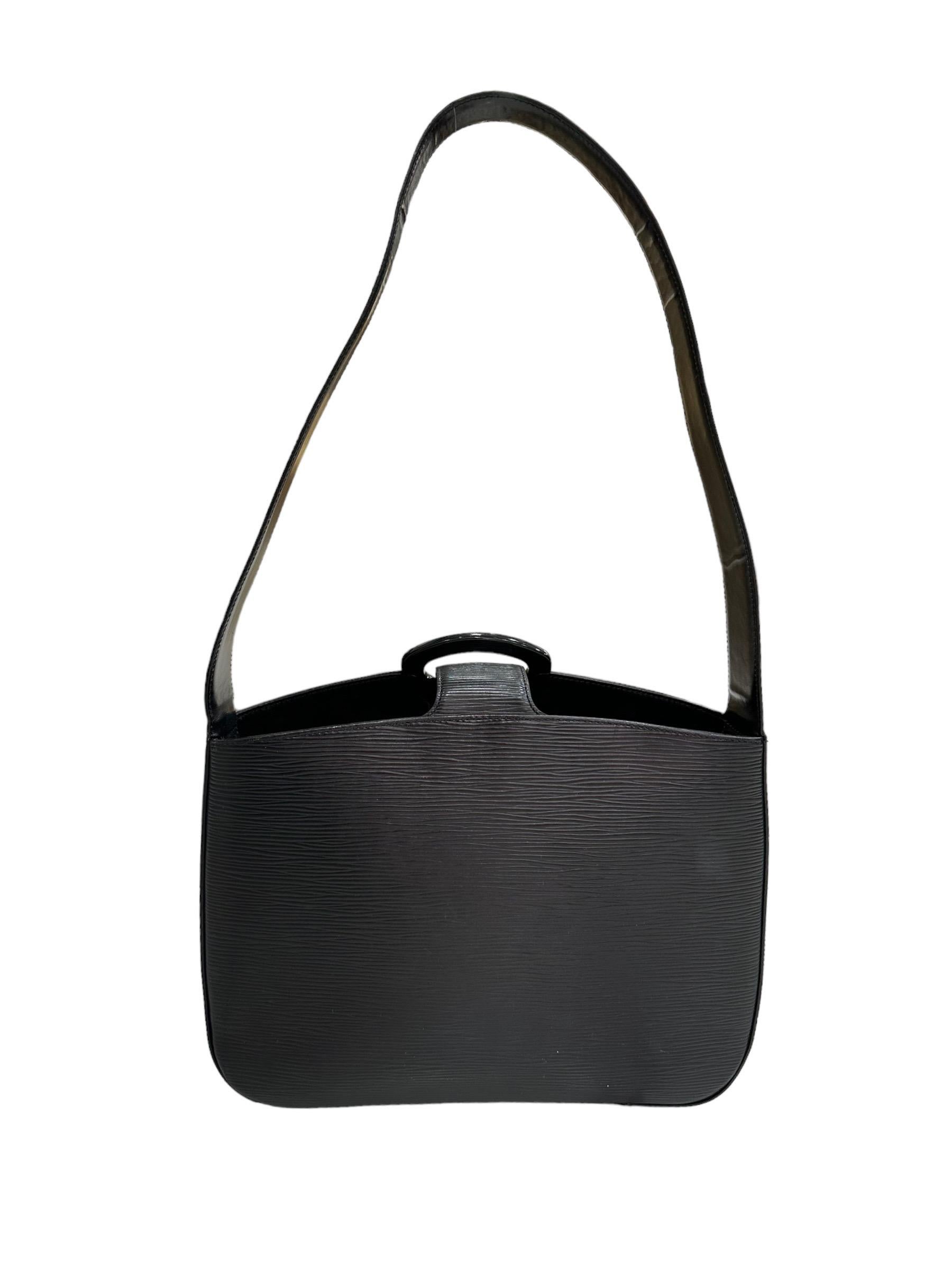 Louis Vuitton Rêverie Black Epi Shoulder Bag In Good Condition In Torre Del Greco, IT