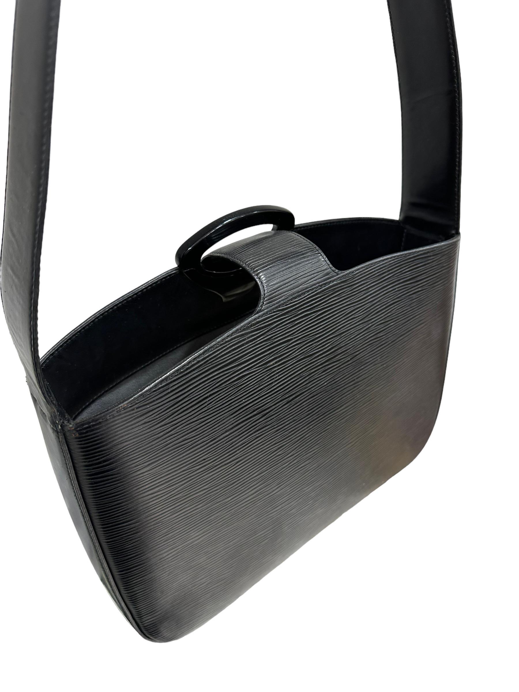 Louis Vuitton Rêverie Black Epi Shoulder Bag 1