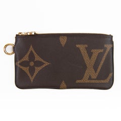 Louis Vuitton Reverse Brown Monogram Canvas Giant Rectangle Pouch