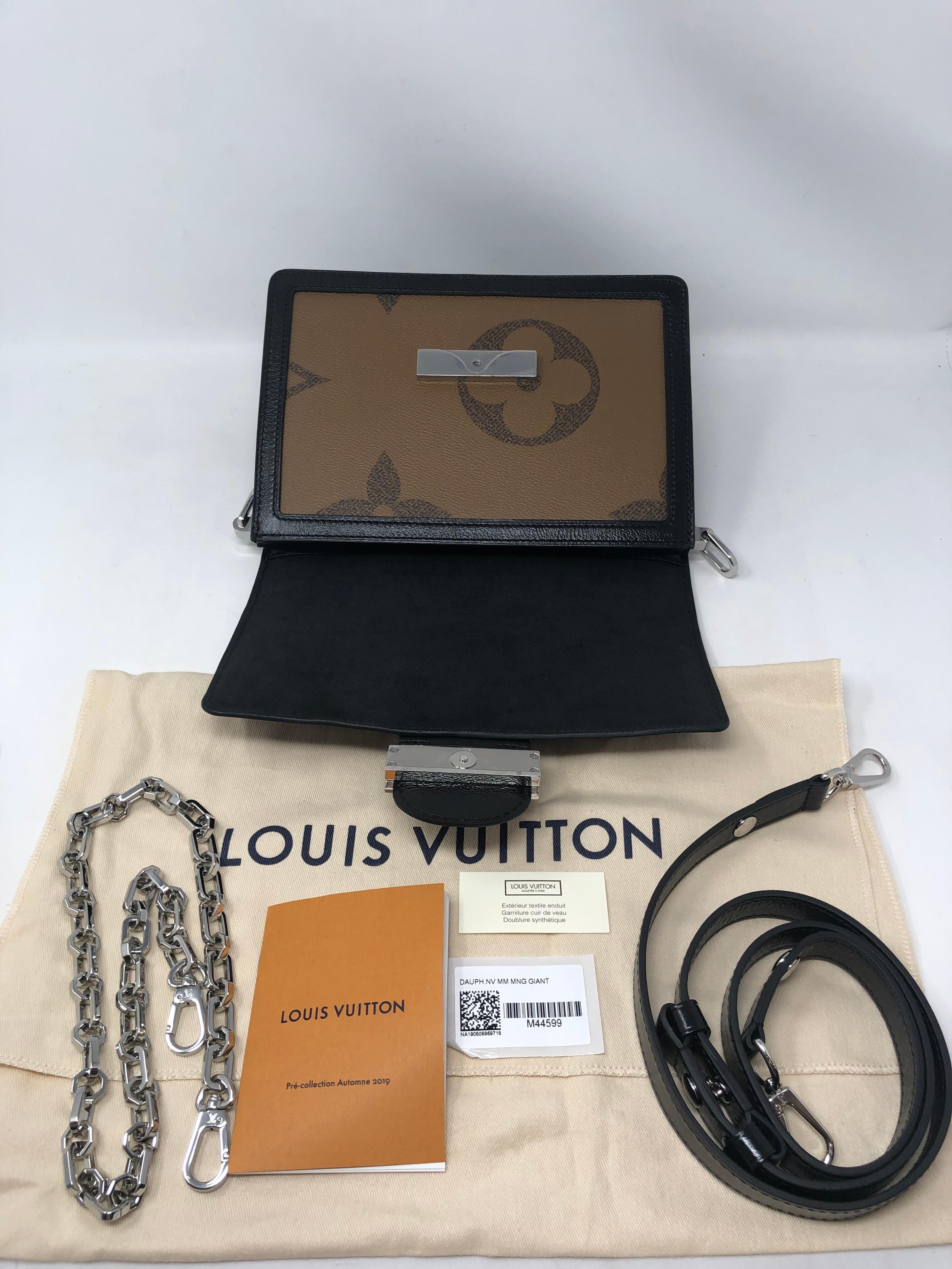 Louis Vuitton Reverse Mono Giant Dauphine MM Bag 2