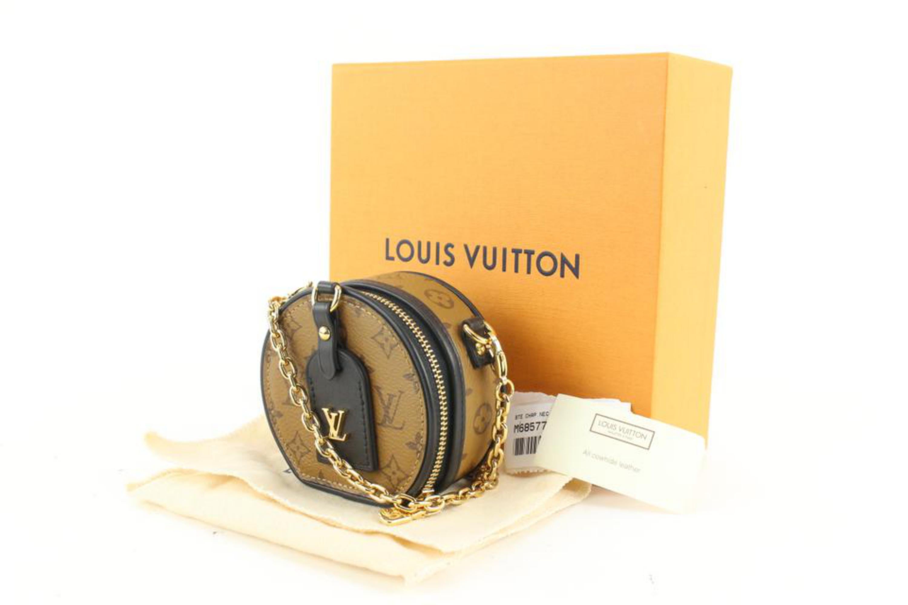 Louis Vuitton Reverse Monogram Boite Chapeau Necklace 4lv524a For Sale 4