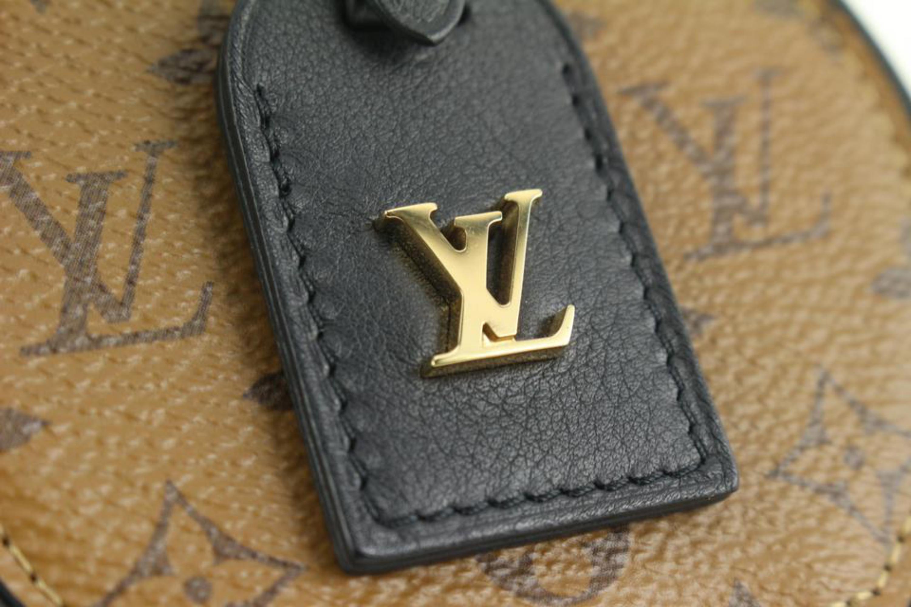 Brown Louis Vuitton Reverse Monogram Boite Chapeau Necklace 4lv524a For Sale