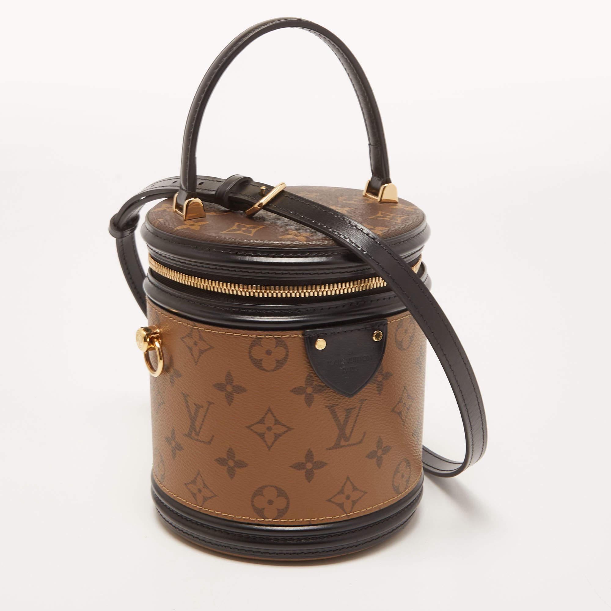 Louis Vuitton Cannes Micro Case Crossbody Brown Leather for sale online